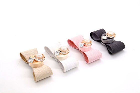 calidad  55*45mm Fashion Shoes Bow Tie Special Cloth Material SGS Approval fábrica