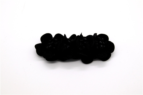 Accesorios hechos a mano flor hecha a mano / zapato de novia decorativo encaje satinado negro, blanco, rojo, azul oscuro