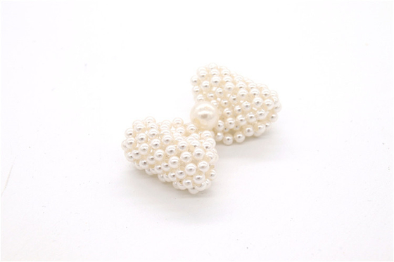 Cuentas hechas a mano, lazo hecho a mano Perlas de imitación de alta calidad, decoración de zapatos con cuentas de vidrio / Accesorios de zapatos de moda