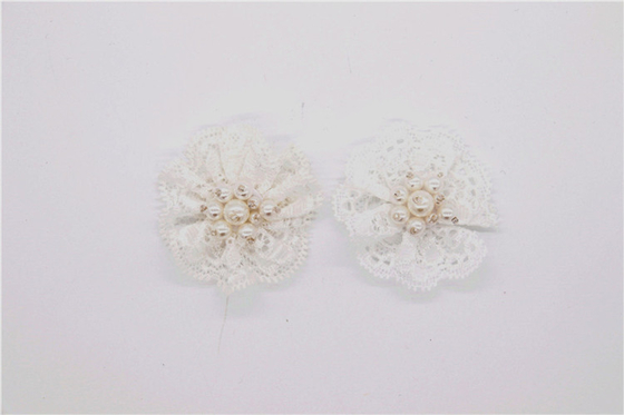 accesorios hechos a mano flor hecha a mano / zapato de novia de boda decorativo Encaje satén negro, blanco, rojo, azul oscuro