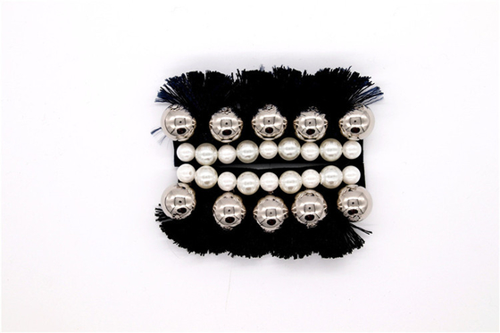 Perlas hechas a mano, arco hecho a mano Perlas de imitación de alta calidad, decoración de zapatos con cuentas de vidrio / accesorios para zapatos de moda