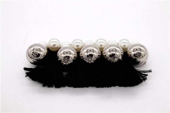 Perlas hechas a mano, arco hecho a mano Perlas de imitación de alta calidad, decoración de zapatos con cuentas de vidrio / accesorios para zapatos de moda