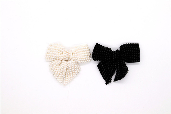 Perlas hechas a mano, arco hecho a mano Perlas de imitación de alta calidad, decoración de zapatos con cuentas de vidrio / accesorios para zapatos de moda