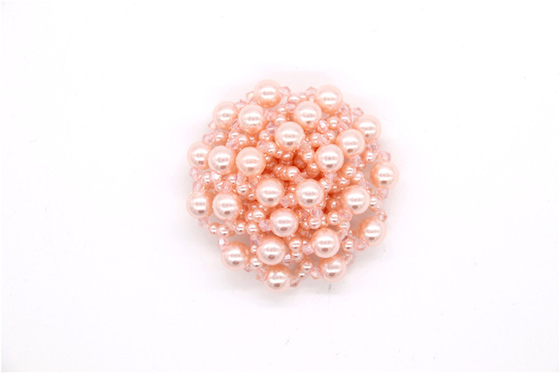 Perlas hechas a mano, arco hecho a mano Perlas de imitación de alta calidad, decoración de zapatos con cuentas de vidrio / accesorios para zapatos de moda