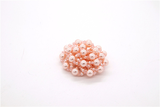 Perlas hechas a mano, arco hecho a mano Perlas de imitación de alta calidad, decoración de zapatos con cuentas de vidrio / accesorios para zapatos de moda