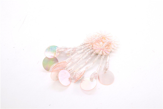 Perlas hechas a mano, arco hecho a mano Perlas de imitación de alta calidad, decoración de zapatos con cuentas de vidrio / accesorios para zapatos de moda