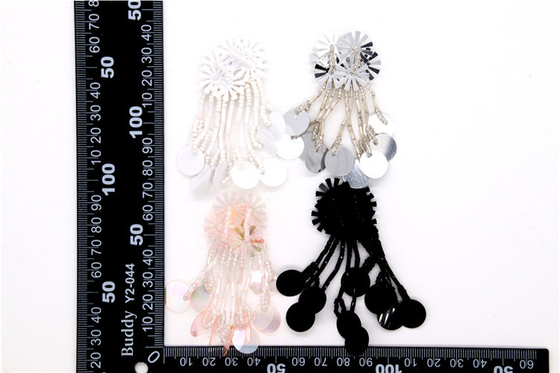 Perlas hechas a mano, arco hecho a mano Perlas de imitación de alta calidad, decoración de zapatos con cuentas de vidrio / accesorios para zapatos de moda