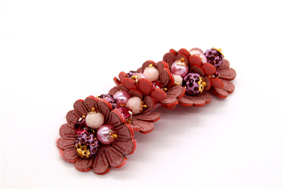 Perlas hechas a mano, arco hecho a mano Perlas de imitación de alta calidad, decoración de zapatos con cuentas de vidrio / accesorios para zapatos de moda