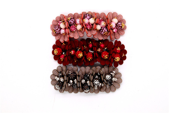 Perlas hechas a mano, arco hecho a mano Perlas de imitación de alta calidad, decoración de zapatos con cuentas de vidrio / accesorios para zapatos de moda