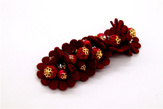 Perlas hechas a mano, arco hecho a mano Perlas de imitación de alta calidad, decoración de zapatos con cuentas de vidrio / accesorios para zapatos de moda