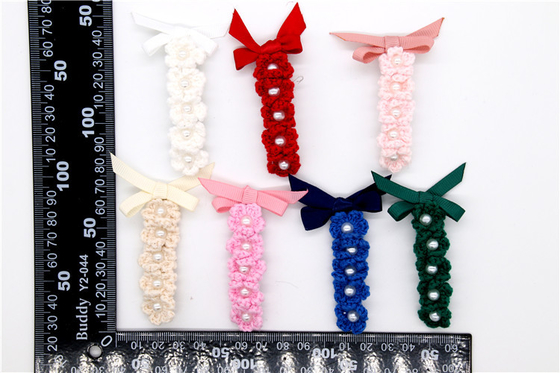 Perlas hechas a mano, arco hecho a mano Perlas de imitación de alta calidad, decoración de zapatos con cuentas de vidrio / accesorios para zapatos de moda