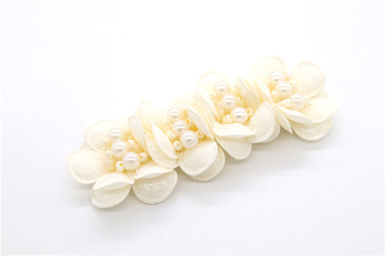 Perlas hechas a mano, arco hecho a mano Perlas de imitación de alta calidad, decoración de zapatos con cuentas de vidrio / accesorios para zapatos de moda