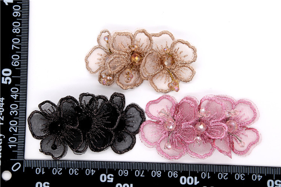Perlas hechas a mano, arco hecho a mano Perlas de imitación de alta calidad, decoración de zapatos con cuentas de vidrio / accesorios para zapatos de moda
