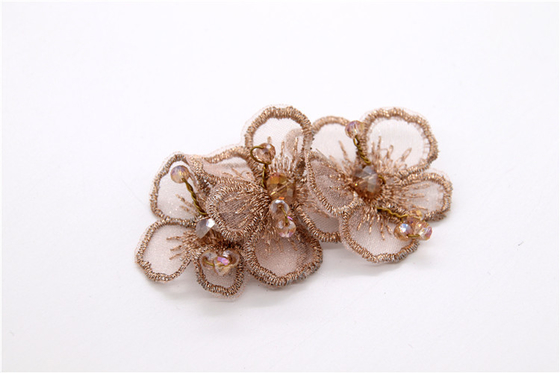 Perlas hechas a mano, arco hecho a mano Perlas de imitación de alta calidad, decoración de zapatos con cuentas de vidrio / accesorios para zapatos de moda