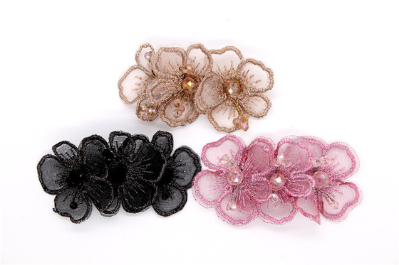 Perlas hechas a mano, arco hecho a mano Perlas de imitación de alta calidad, decoración de zapatos con cuentas de vidrio / accesorios para zapatos de moda