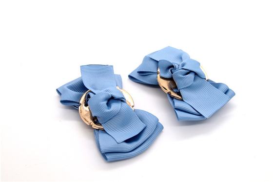 Filamentos de color cinta flor de zapatos con lazos de arco,decoraciones y flores de calzado hechas a mano Filamentos de cinta Beige, blanco, negro, rojo, azul