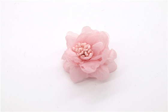 Chiffon flor de zapatos clips/coser cuentas de la mano de filamentos de flores, encaje, Chiffon gris, negro, blanco, rojo, azul