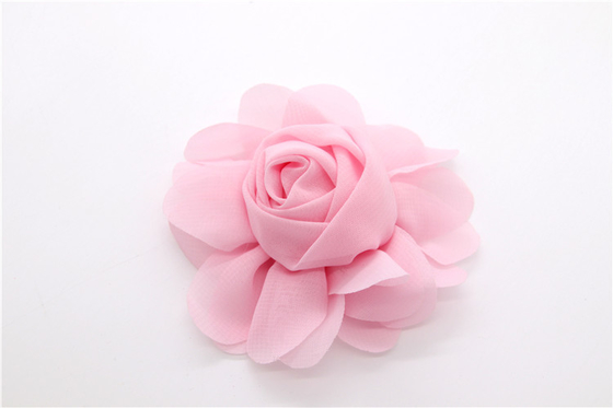 Chiffon flor de zapatos clips/coser cuentas de la mano de filamentos de flores, encaje, Chiffon gris, negro, blanco, rojo, azul