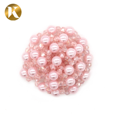 Clips de la hebilla del zapato personalizados combinación de perlas y cuentas de cristal