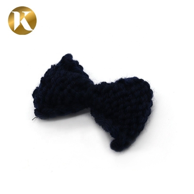 75*45mm Cintas decorativas para zapatos estilo BOW Material de hilo de lana