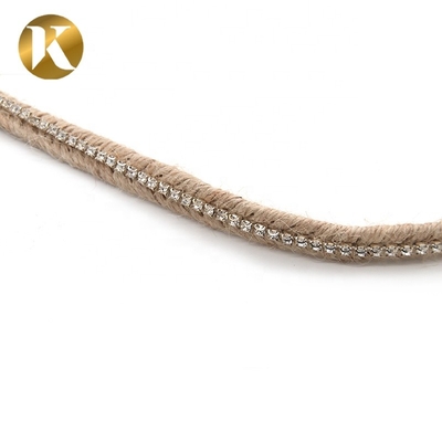 Cuerdas hechas a mano y decorativas por encargo Tamaño 1000 mm Estilo de moda para zapatos