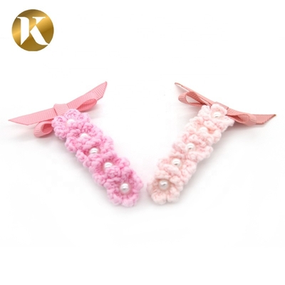 Moda Calzado hecho a mano Accesorios de flores Nudo de mariposa Con servicio personalizado