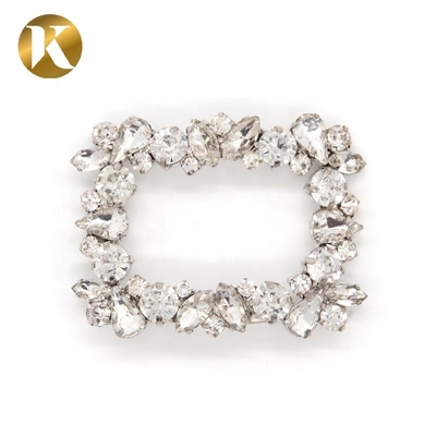 Calzado de cristal para damas Accesorios de decoración 55mm*40mm Estilo de moda