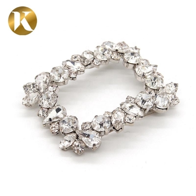 Calzado de cristal para damas Accesorios de decoración 55mm*40mm Estilo de moda