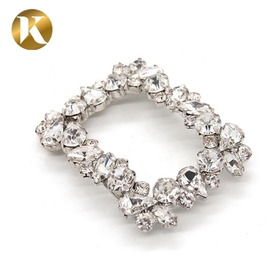 Calzado de cristal para damas Accesorios de decoración 55mm*40mm Estilo de moda