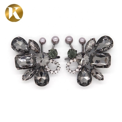 En forma de abeja popular Fijación de zapatos de piedra de alfiler Níquel / Negro / Oro Color