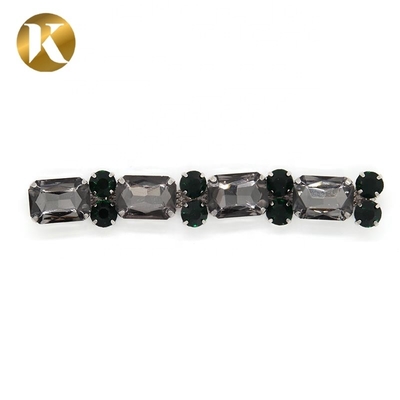Promoción Joyería de moda Fijaciones de zapatos de piedra rínica 105mm*15mm Tamaño