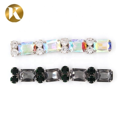 Promoción Joyería de moda Fijaciones de zapatos de piedra rínica 105mm*15mm Tamaño