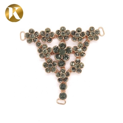 Y forma de joyería zapatos de decoración accesorios para sandalias de mujer