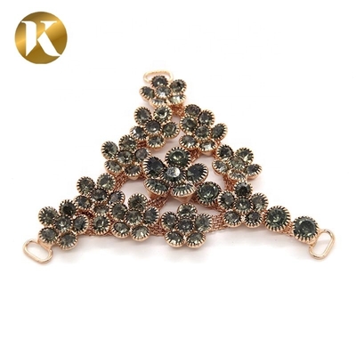Y forma de joyería zapatos de decoración accesorios para sandalias de mujer