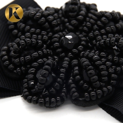 Diamante de moda Satin cinta de flores de estilo de la moda Accesorios de zapatos