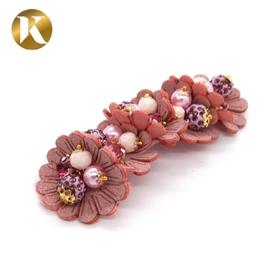 Decoración de flores de zapatos de dama hechos a mano estilo de Europa y América
