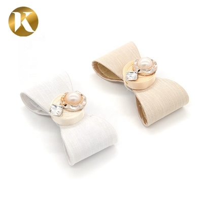 Calzado de estilo simple de perla Accesorios de decoración de color níquel / negro / oro