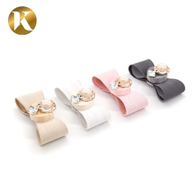 Estilo de moda zapatos de mujer clips accesorios forma de nudo mariposa