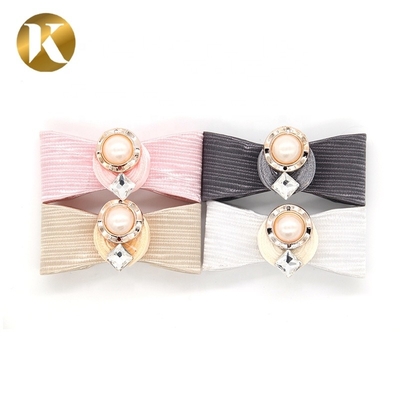 Estilo de moda zapatos de mujer clips accesorios forma de nudo mariposa