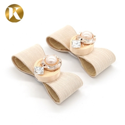 Estilo de moda zapatos de mujer clips accesorios forma de nudo mariposa