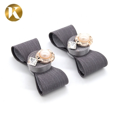 Estilo de moda zapatos de mujer clips accesorios forma de nudo mariposa