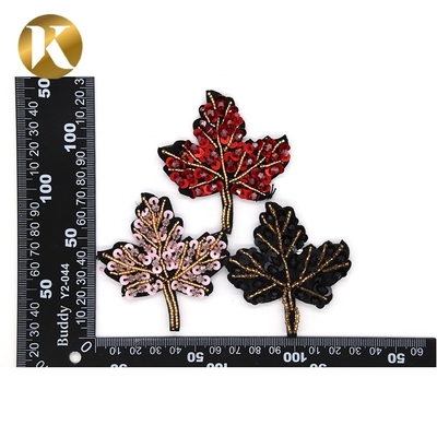 Elegante cinturón de tacón alto de reemplazo de forma de hoja Material de tela especial
