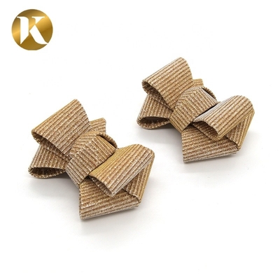 Europa / América Estilo Decorativo Clamps para zapatos Material de tela especial
