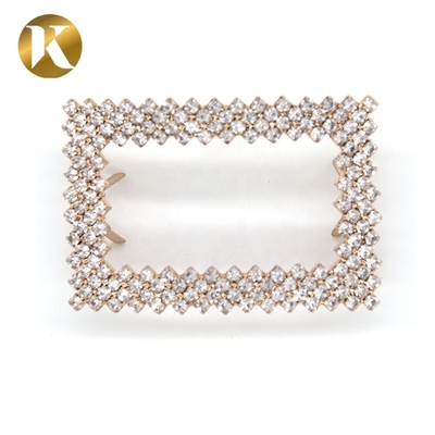 Rectángulo estilo de moda zapatos ornamentales clips 60mm * 40mm material de aleación de zinc