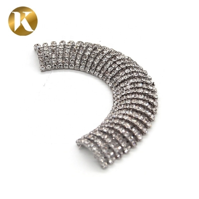 Servicio de personalización de zapatos de decoración de moda de aleación de zinc para sandalias de dama