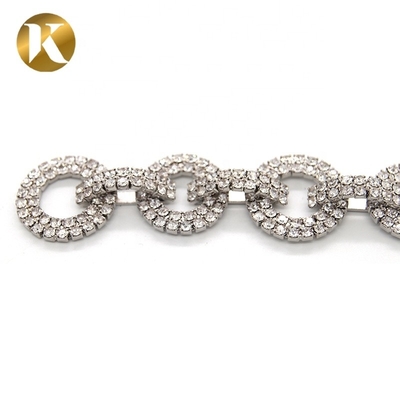 Moda Elegante Cristal Clip de zapatos de novia 90mm * 20mm Decoración de piedra de rincón