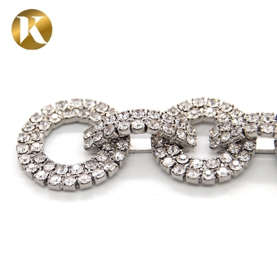 Moda Elegante Cristal Clip de zapatos de novia 90mm * 20mm Decoración de piedra de rincón