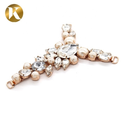 Personalizado Y forma de las mujeres calzado Tassel cadena 95mm * 85mm Tamaño para la belleza