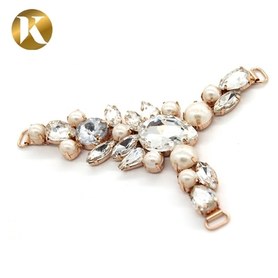 Personalizado Y forma de las mujeres calzado Tassel cadena 95mm * 85mm Tamaño para la belleza