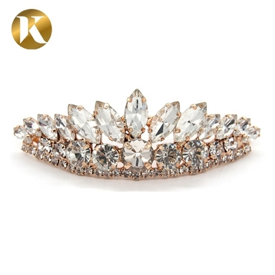 Diamante Brillante Fijación de zapatos Accesorios de decoración 75mm * 25mm Tamaño
